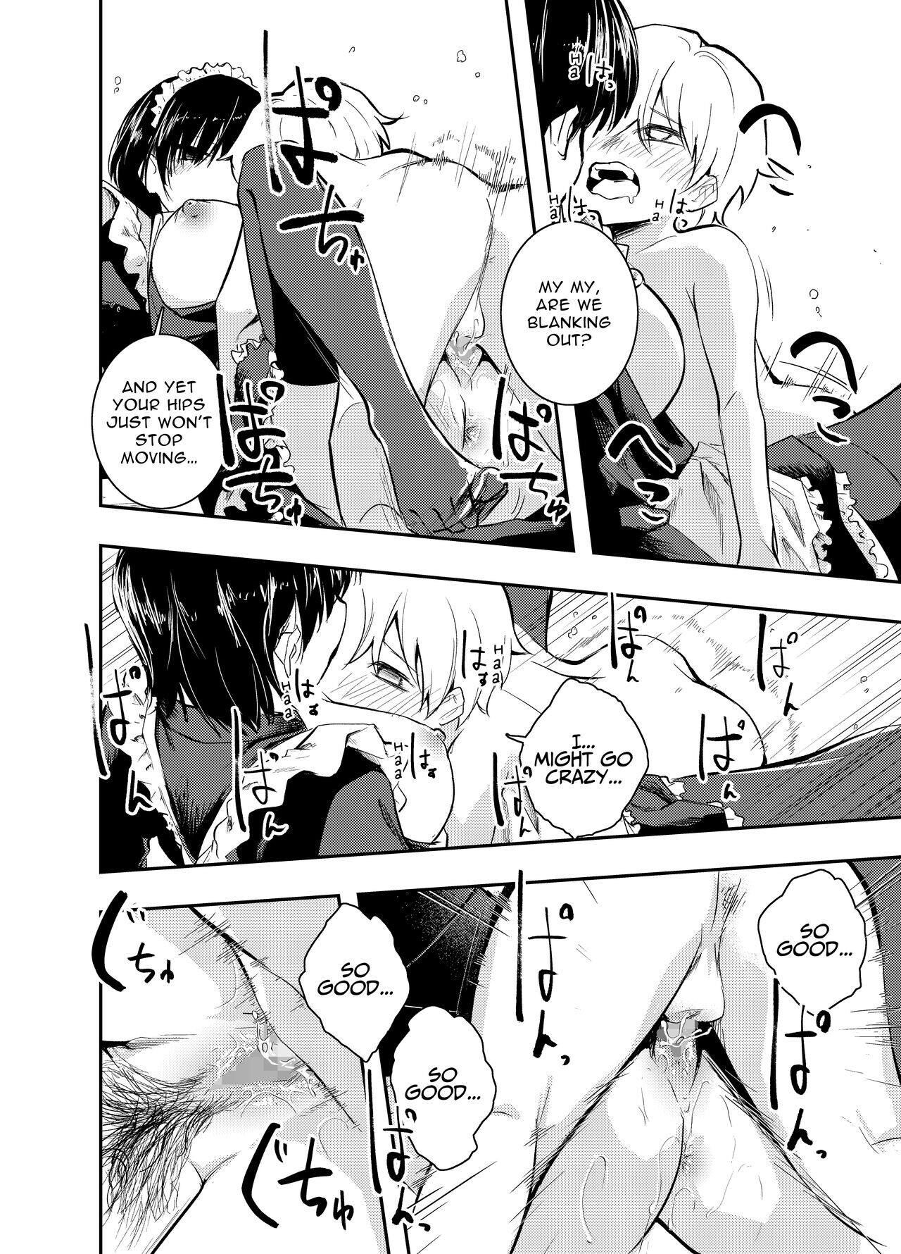 Hentai Manga Comic-A Beautiful Maid Teaches a Cheeky Shota a Lesson-Read-35